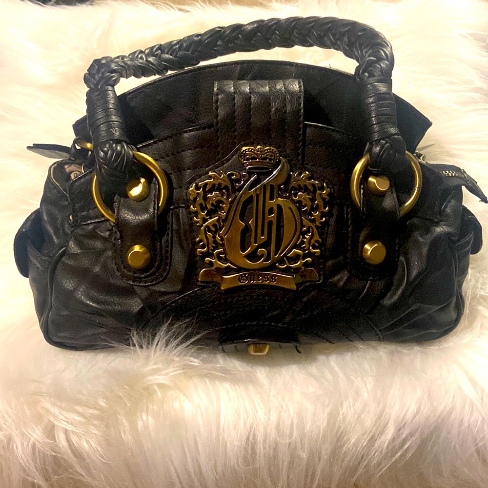 Guess Corona Handbag Purse Black